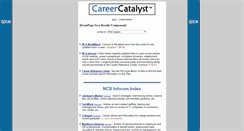Desktop Screenshot of careercatalyst.com